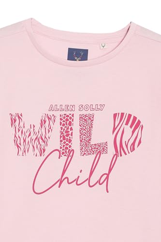 Allen Solly Girl's Regular Fit T-Shirt (AGKCERGF342529_Pink