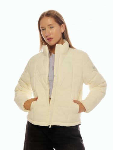 Regular Fit Polyamide High-Neck Puffer Jacket