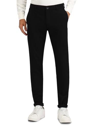 U.S. POLO ASSN. Men's Fitted Casual Pants (USTRO1789_Black
