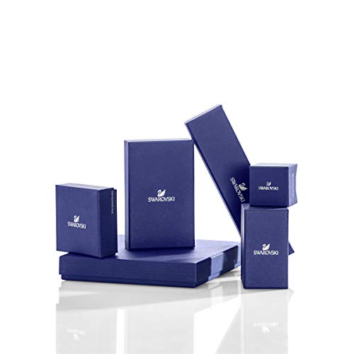 SWAROVSKI Women's Una Necklace And Earrings Set, Mixed Cuts, Clover, Pink, Rose Gold-Tone Plated