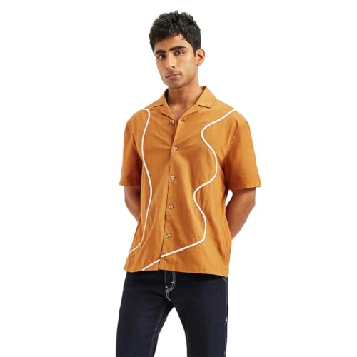Levi's Men's Relaxed Fit Shirt (004JJ-0023_Brown