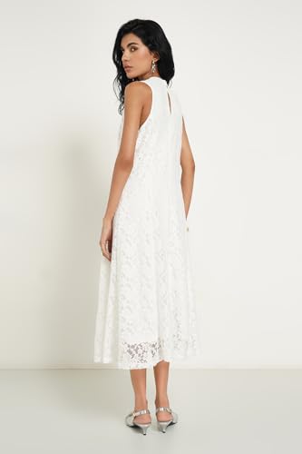 Annabelle by Pantaloons Women's Polyester Classic Midi Dress (AW25WWANDRS00003D60A169_Bright White