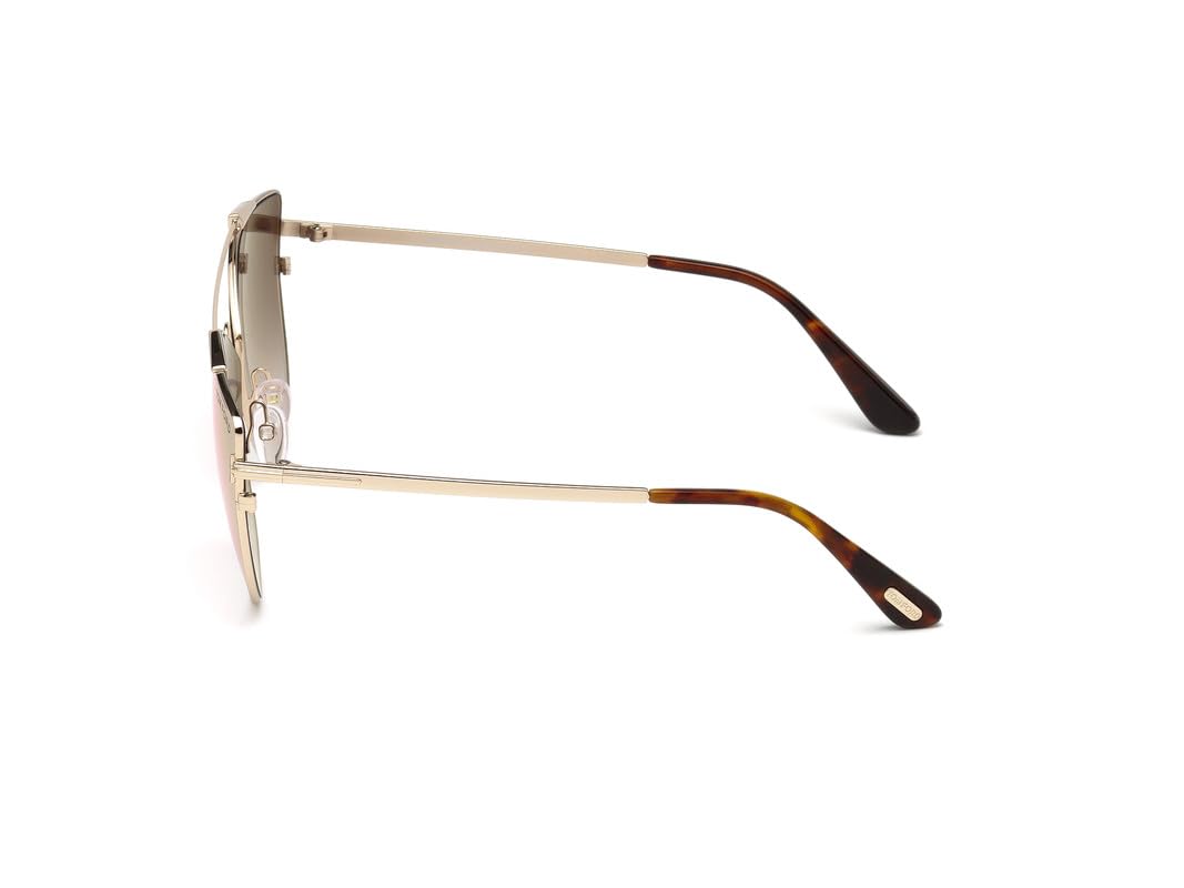 Tom Ford FT0563 33G Gold Jacquelyn Cats Eyes Sunglasses Lens Category 2 Lens Mi