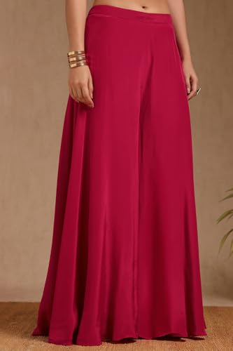 Soch Women's Viscose Georgette Salwar Suit (OWS5CD21981_Fuchsia