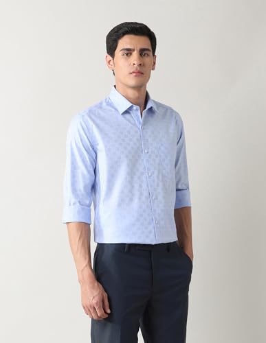 Arrow Men's Slim Fit Shirt (ARAJSH0221_Blue