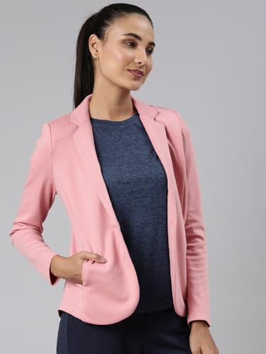 Enamor Dry Fit Stretch Cotton Single-Breasted Sporty Blazer for Women