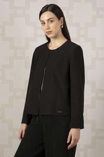 Van Heusen Women's Blazer (VWBZFRGFB54307_Black