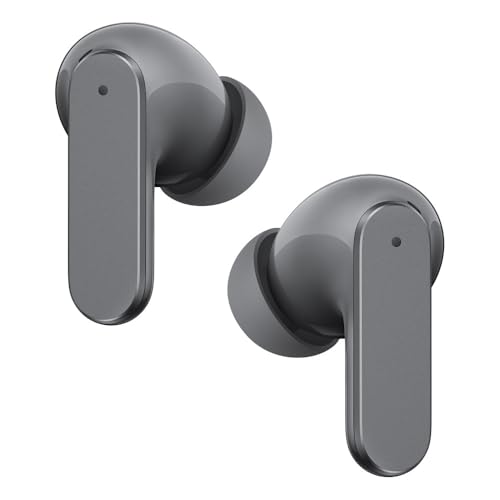 realme Buds Air 8,11mm+6mm Dual Dynamic Bass Drivers,58Hrs Playtime, 55dB ANC,6 Mic ENC, 45ms Low Latency, 360° Spatial Audio, Hi-Res LHDC, IP55 Dust & Water Resistant, BT V5.4 (Master Grey)