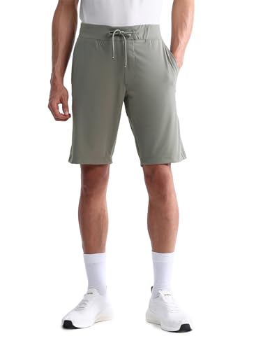 U.S. POLO ASSN. USPA Active Mens Solid Off White Shorts
