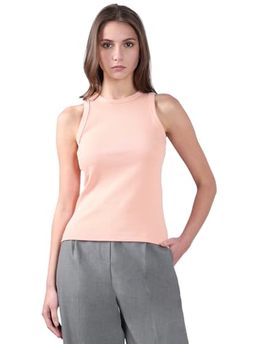 VERO MODA Women's Regular Fit Pink Top