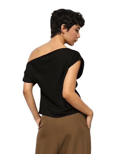 ONLY Women's Regular Fit Black Top