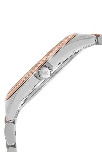 Michael Kors Stainless Steel Lauryn Analog White Dial Women Watch-Mk3979, Multi-Color Band