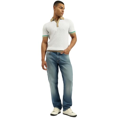 United Colors of Benetton Solid Comfort Fit Jeans (Size: 30)-25A4MBOO5012I901 Blue