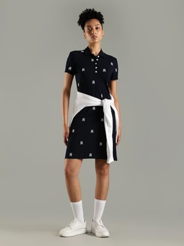 Cotton Polo Collar T-Shirt Dress