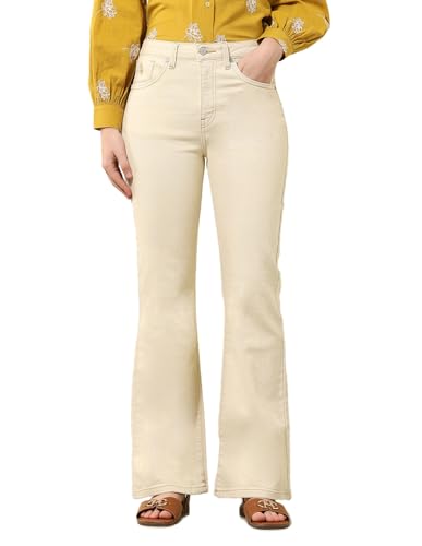U.S. POLO ASSN. Women's Loose Jeans (UWSS25JEN346 White