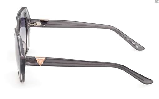 GUESS Grey Women's Hexagonal Polarized Sunglasses Gu7879 20W, Free Size