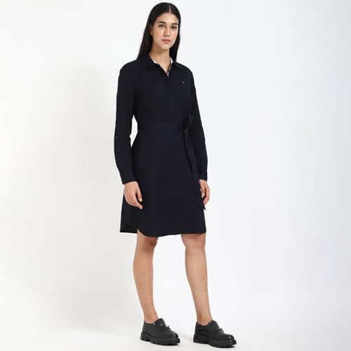 Tommy Hilfiger Womens Blue Color Dress (XS)