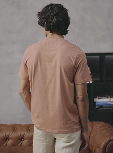 Andamen Men Compact Cotton Crew Neck Brown