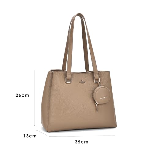 Akiki London Women's Romford Satchel Handbag | Satchel Bag for Work | Ladies Purse | Stylish Shoulder Bag | Gift For Women
