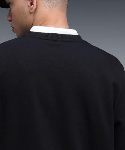 PUMA , Men, ESS ELEVATED Logo Crew Sweat, Black, L (69078301)