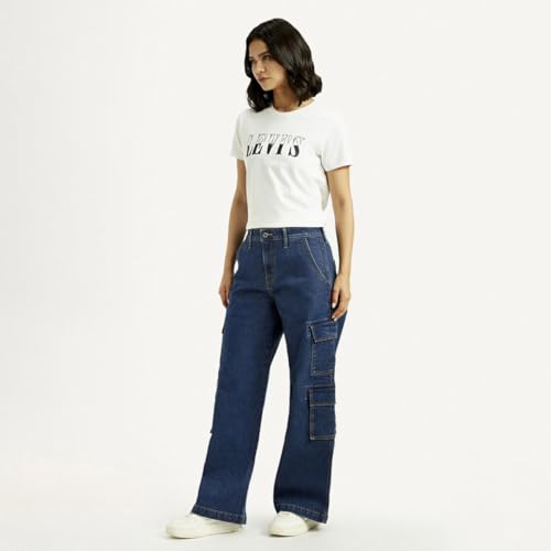 Levis Women Baggy Mid Rise Jeans, 2054, 30