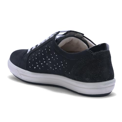Woodland Women Black Sneakers | Casual Shoes for Men, Outdoor Shoes, Comfortable Footwear, lace up Shoes, Durable Shoes