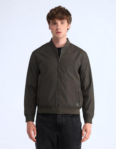 Solid Regular Fit Jacket