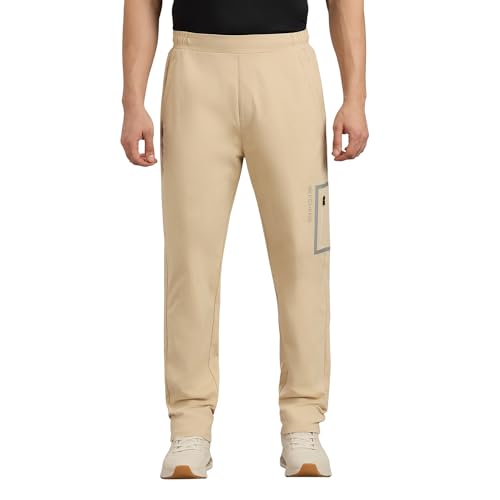 Skechers Men's Tapered Pants (PT0100ID-NTBL_Natural/Blue