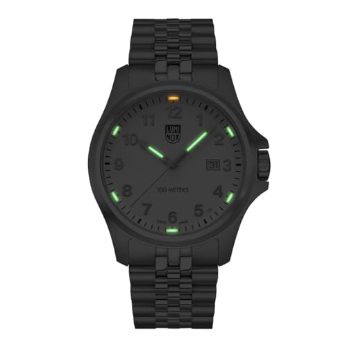 Luminox - Dress Field X3.BE27 - Mens Field Watch - Watches for Men - 43mm - Swiss Quartz - 100M Water Resistant - Sapphire Crystal - Stainless Steel Case - Always Visible - Swiss Made