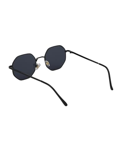 Carlton London Black Toned with UV Protected Lens Rectangle Sunglass for unisex