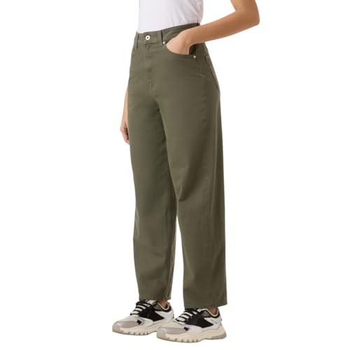 Pepe Jeans Women's Tapered Jeans (PL2050979S648_Military Green