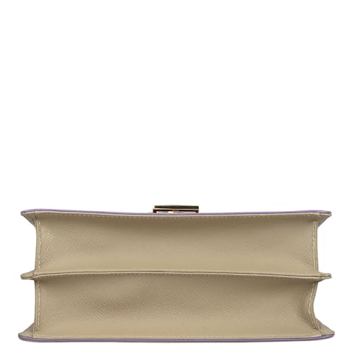 Da Milano Leather Satchel Bag for Women - White