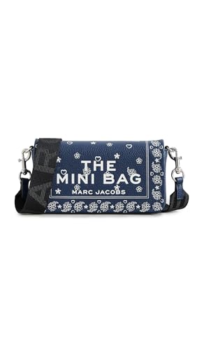 Marc Jacobs Women's The Bandana Mini Bag, Navy Multi, One Size, The Bandana Mini Bag