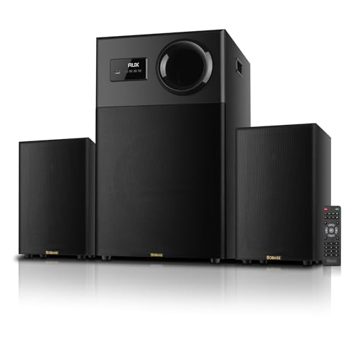 OBAGE Newly Launched Ultra Ultimate 350W 2.1 Home Theatre System with Powered Non Pressed Subwoofer, HDMI ARC, Optical in, Bluetooth V5.3, USB