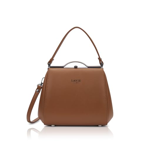 Lavie Luxe Women's Fluff26 Frame Satchel Bag | Satchel Handbag for Work | Ladies Purse | Stylish Shoulder Bag | Gift for Women