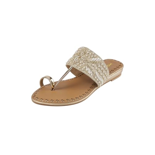 Mochi Women Chappals UK/5 EU/38(35-2114)
