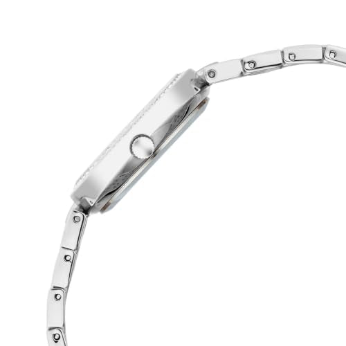 Titan Raga Showstopper 5.0 Quartz 3 Hands Round White MOP Dial, Silver Strap Watch for Women - 95463SM01