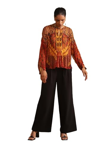 Ritu Kumar Rust Printed Top