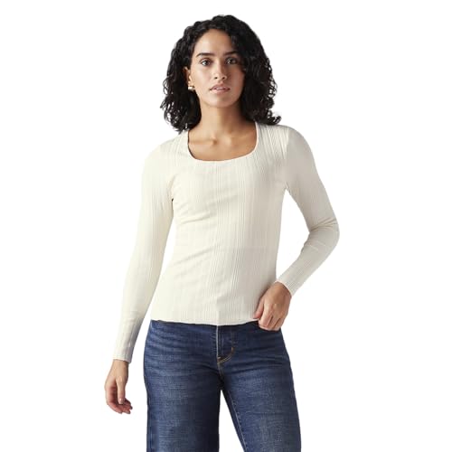 Levi's Women's Textured Slim Fit T-Shirt