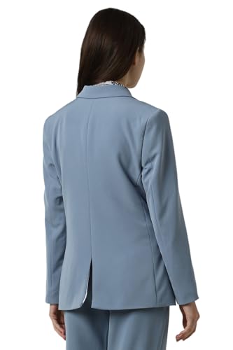 Van Heusen Women's Blazer (VWBZFRGFD91825_Blue
