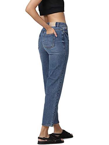 ONLY Straight Fit Jeans(263596301_Medium Blue Denim_29)