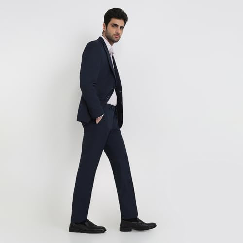 Raymond Blue Checks Pattern Men Suit
