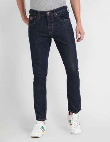 U.S. POLO ASSN. Men's Regular Jeans (UDJENO1260 Blue