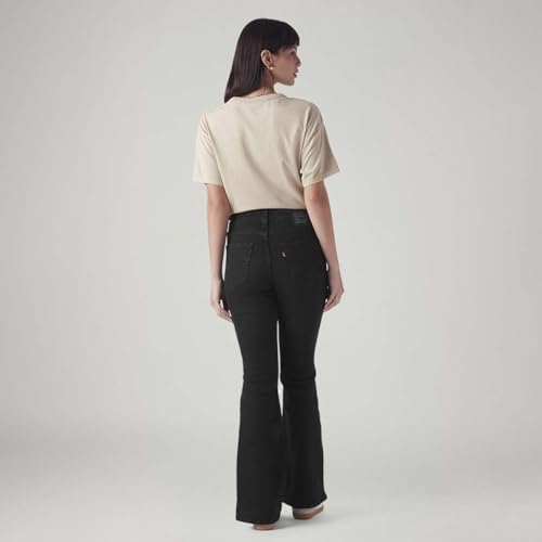 Levi's Women's 726 Black Flared Fit High Rise Jeans