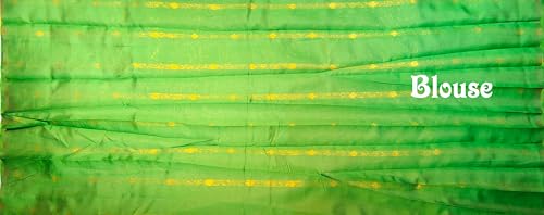SREE KUMARAN Women's Kanchipuram Kubera Silk Pure Pattu Sarees With Blouse (VSK224-6)