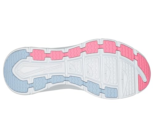 Skechers Womens -Sport D'Lux Walking Shoes -Wrap Party-149814-Wmlt-Us10 White, 7 UK