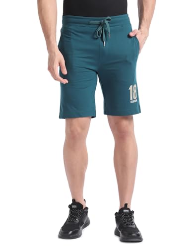 U.S. POLO ASSN. Men's Hybrid Shorts (IYAQ-PL_Teal Green