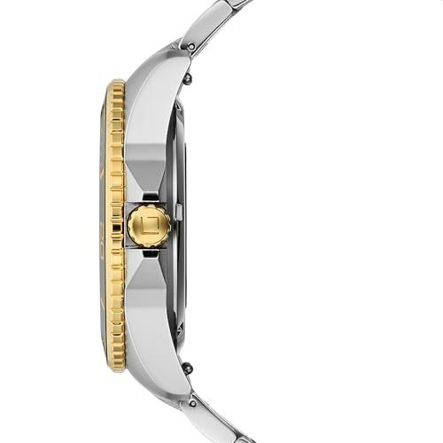 Xylys Xiphias Automatic Analog with Date Black Dial Two Toned Stainless Steel Strap Watch for Men