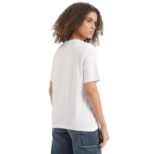 United Colors of Benetton Round Neck Solid Tshirt (Size: L)-25P3099W3F05I101 White