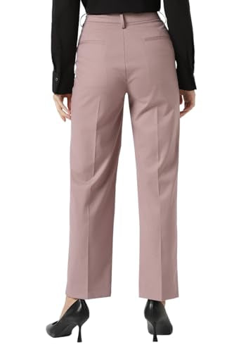Van Heusen Women's Regular Casual Pants (VWTFCRGPF41454_Lilac